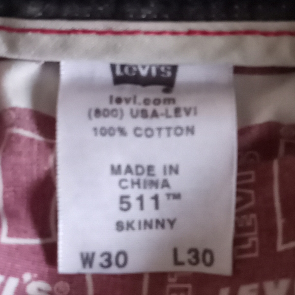 Men's Levi's 511 Skinny Jeans - Picture 6 of 7